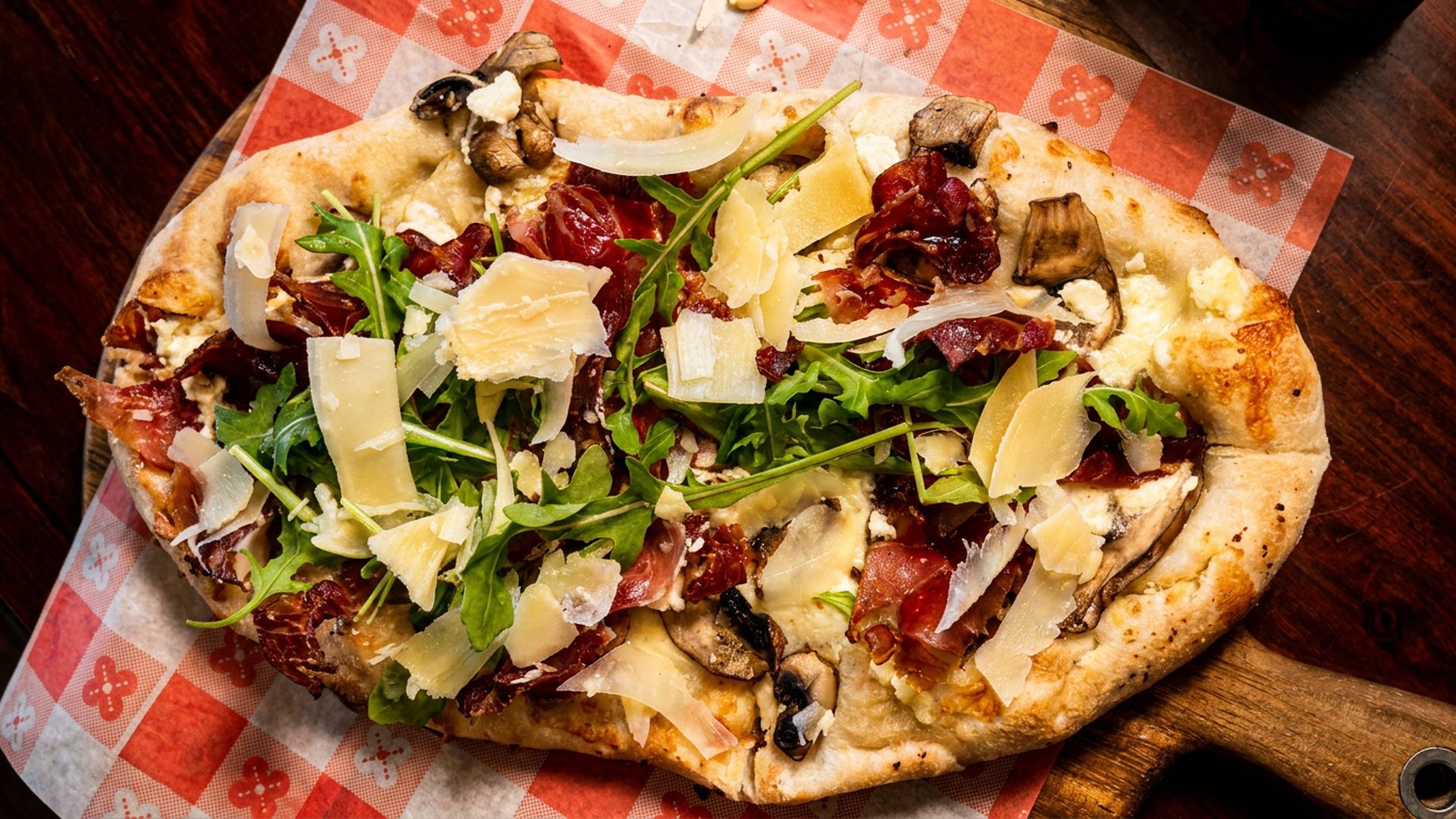 Pizza done with intention